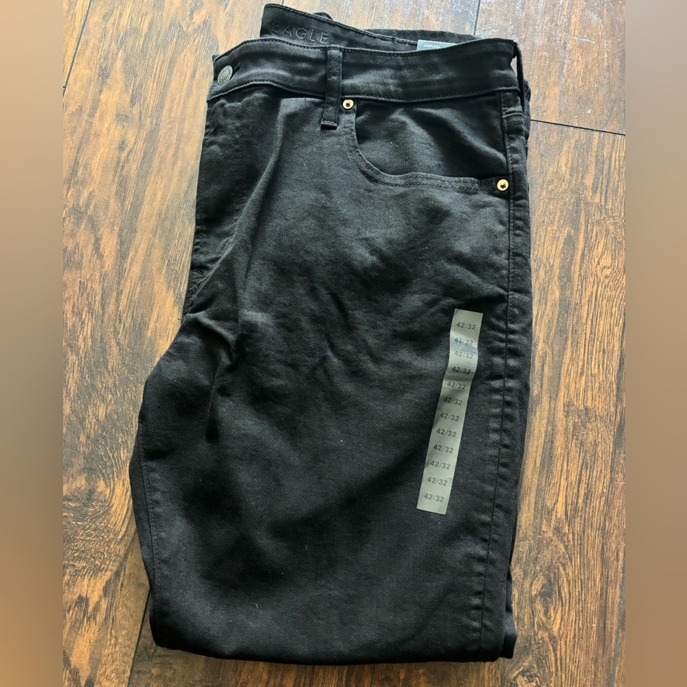 American Eagle Outfitters Men's Slim Black Jeans